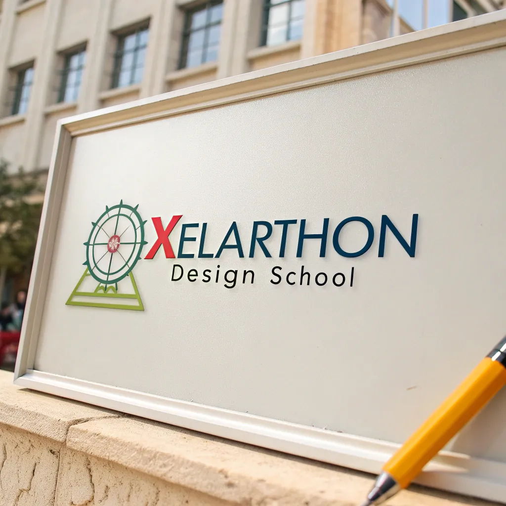 XELARITHON Design School Logo